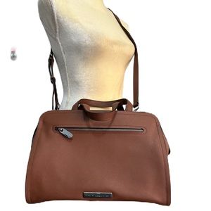★Like new Marc Jacobs Luna Saffiano Alaina Satchel Cinnamon Stick Crossbody Bag